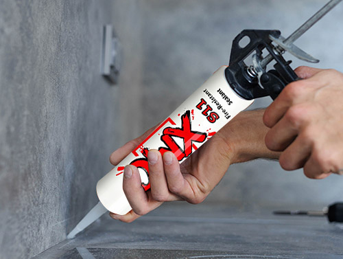 Brannsikker silikonforsegling